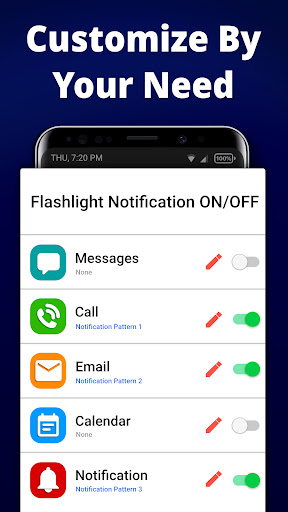 Flash Alerts LED - Call, SMS