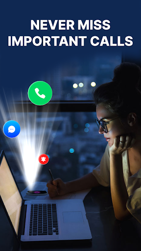 Flash Alert on Call and SMS